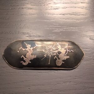 Vintage Sterling Silver Brooch Made In Siam